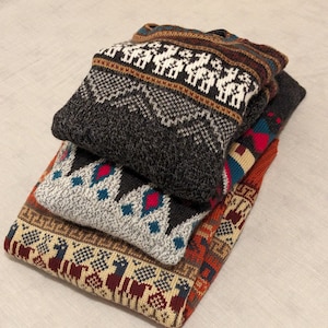 Handmade Peruvian Alpaca Sweater Unisex